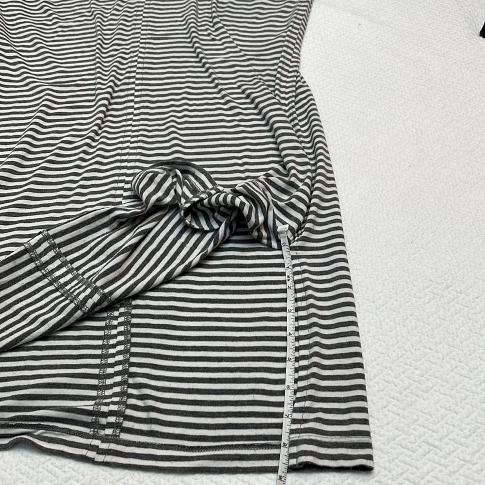PRESS Striped Midi Dress V-Neck Jersey Size XS - Picture 11 of 11